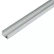Профиль U-образный алюминиевый серебро 10x15x10x2000 мм толщина 1,2 мм