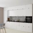 Комплект планок для углового шкафа Плано белый глянец