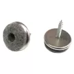 Подпятник войлочный с шурупом d24 мм 4 шт fix-o-moll