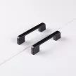 Ручка-скоба мебельная L4.009 C=128 мм черная