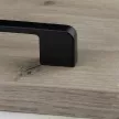 Ручка-скоба мебельная L4.009 C=128 мм черная