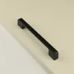 Ручка-скоба мебельная L4.009 C=160 мм черная