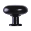 Ручка-кнопка мебельная L4.knob05BL черная