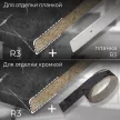 Столешница Мрамор Лацио черный 3000х600х38 мм