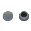 Заглушки мебельные под отверстие D12 мм светло-серые 30 шт
