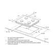 Газовая варочная поверхность черная 60 см HOLBERG HGGH 6411WBL