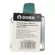Колесо d50 мм поворотное на площадке бирюзовое DORN