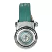 Колесо d100 мм поворотное резьба M12x30 бирюзовое DORN