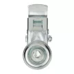 Колесо d50 мм поворотное резьба M10x30 со стопором бирюзовое DORN
