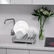 Сушилка для посуды настольная раздвижная Omni пластик серая