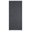 Дверь межкомнатная глухая Урбан Z 2000х700 мм эмалекс графит оникс с алюминиевой кромкой