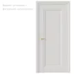 Дверь межкомнатная глухая 2000х800мм Винтаж VN3 ПЭТ Белый