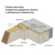 Наличник 2140х80х10 мм 3 ручья эмаль белая/патина серебро (Александрия, Милана)