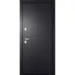Дверь входная металлическая Тепла-2 Букле черный/Ривьера Айс 2050х860х90 мм правая