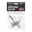 Накладка дверная Булат Ферона квадратная с заверткой никель