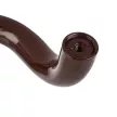 Ручки-скобы 350 мм для профильных дверей коричневые
