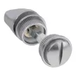 Дверные накладки с заверткой Puerto 09 Zero супер сатин хром