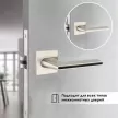 Дверные ручки NEODECO Venus EN никель