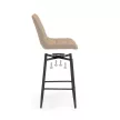 Стул полубарный с поворотным механизмом Челси 50х58х101 см бежевый