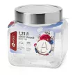 Банка для сыпучих продуктов APOLLO Nordic Cube 1,25 л стекло