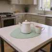 Салфетка для сервировки Экокожа 34х42 см фисташка