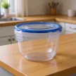 Контейнер для продуктов негерметичный круглый 0,625 л пластик прозрачный