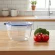 Контейнер для продуктов негерметичный круглый 2,1 л пластик прозрачный