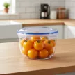 Контейнер для продуктов негерметичный круглый 3,4 л пластик прозрачный