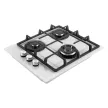 Газовая варочная поверхность белая 45 см MAUNFELD EGHG.43.33CW/G