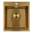 Мойка кухонная стальная золотая 440х500х220 мм KITRO