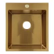Мойка кухонная стальная золотая 440х500х220 мм KITRO