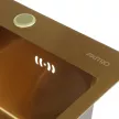 Мойка кухонная стальная золотая 440х500х220 мм KITRO