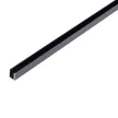 Профиль стартовый для стеновой панели 4 мм 2,7 м черный