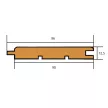 Евровагонка хвоя 12,5х96х3000 мм сорт А 10 шт 2,88 м2