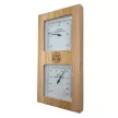 Термометр для бани с гигрометром 26х14х3 см Красный кедр