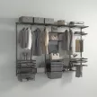 Панель перфорированная 60х40 графит 598x382x18 мм Практик HOME