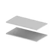 Полки в корпус 750х380 мм белые 2 шт elemento