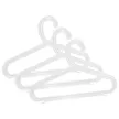 Плечики для одежды детские пластиковые 3 шт белый