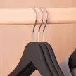 Плечики для одежды 44,5 см soft tuch пластик черный 5 шт elemento