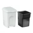 Контейнер для мусора с педалью 7 л серый
