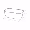 Корзина для хранения IDEA Ротанг 14x7x18,5 см 1 л коричневая