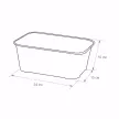 Корзина для хранения IDEA Ротанг 15x10x24 см 2,2 л белая