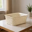 Корзина для хранения IDEA Ротанг 15x10x24 см 2,2 л белая