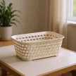 Корзина для хранения IDEA Ротанг 14x7x18,5 см 1 л белая