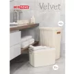 Корзина для белья VELVET 63x29x45 см 45 л бежевая