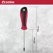 Отвертка крестовая PH2х100 мм DORN