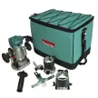 Кромочный фрезер Makita RT0700CX2, 710 Вт цанга 6/8 мм