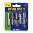 Набор шарошек стальных по дереву ПРАКТИКА 5 шт
