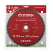 Пильный диск по дереву DORN PRECISION Line 254х30 мм 80 зубьев