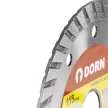 Универсальный алмазный диск DORN Turbo 115x2,2x22 мм